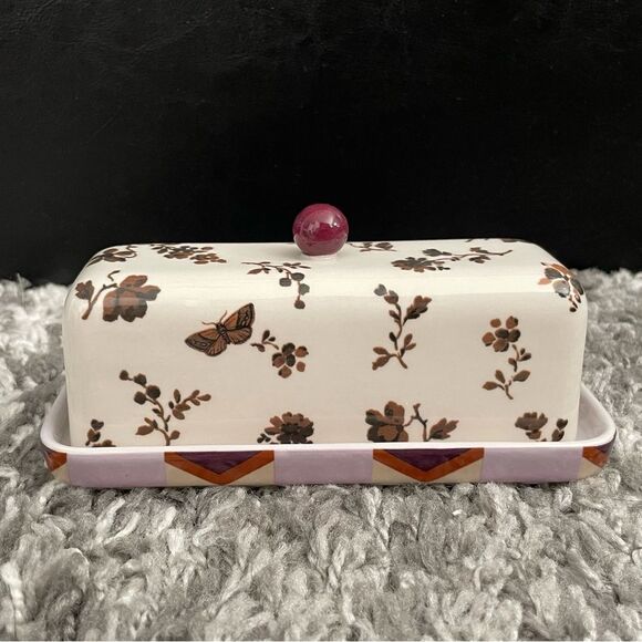 NIB Anthropologie Loren Butter Dish - Picture 1 of 8